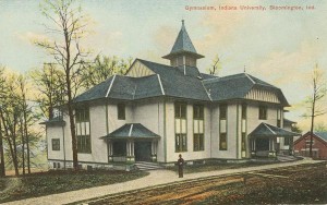 Indiana University's original Assembly Hall hosted the state tournament in 1911. Image credit: http://purl.dlib.indiana.edu/iudl/archives/photos/P0020435 