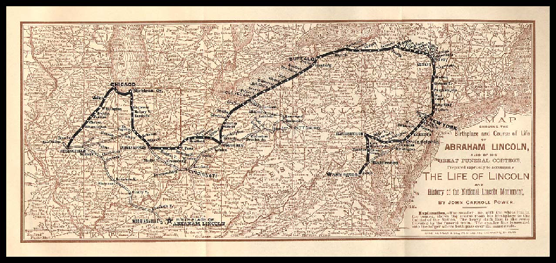 map to Lincoln