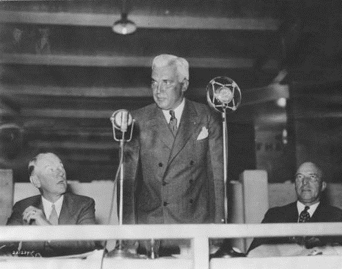 Governor Paul V. McNutt, circa 1935. Image courtesy of Indiana Historical Society.