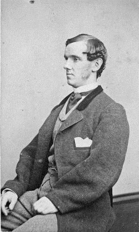 Actor Lawrence Barrett, circa 1880. When English's Hotel and Opera House opened on September 27, 1880, Barrett played the lead role in its production of Hamlet. Courtesy of Indiana Historical Society. 