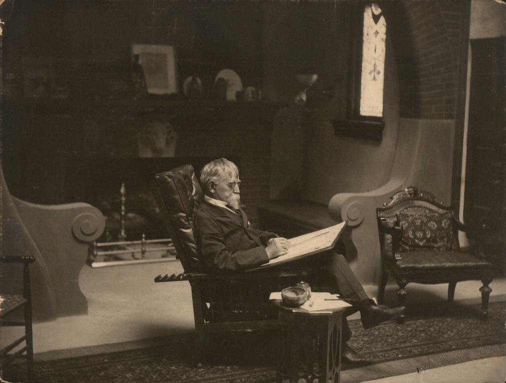 General Wallace in his study, 1899. Courtesy of the General Lew Wallace Study and Museum. 