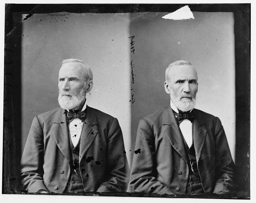 "Julian, Rep. Hon. George Washington of Indiana," glass negative, circa 1865-1880, Library of Congress Prints and Photographs Division, accessed http://www.loc.gov/pictures/item/brh2003001974/PP/