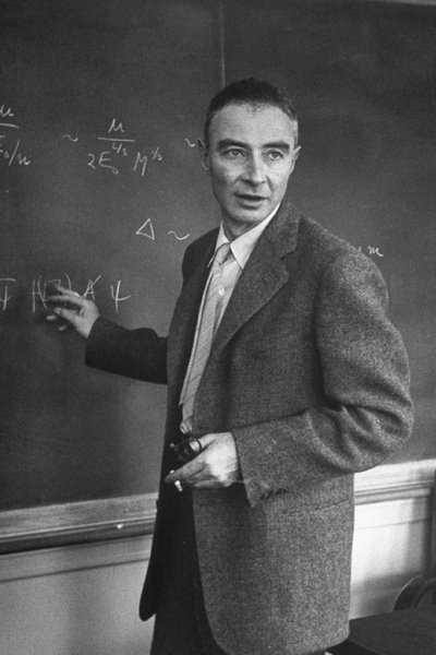 J. Robert Oppenheimer, photograph, in Ray Monk, Inside the Centre: The Life of J. Robert Oppenheimer (2014)