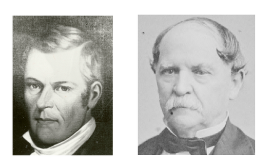 Indiana Governor James B Ray and Wall Street financier James F. D. Lanier