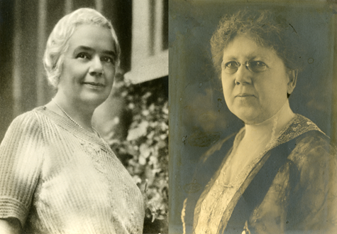 Bertha Crosley Ball, mid-1930s and Sarah Rogers Ball, around 1917