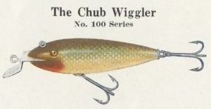 Wiggler 'Natural Chub', Fishing Lure Art